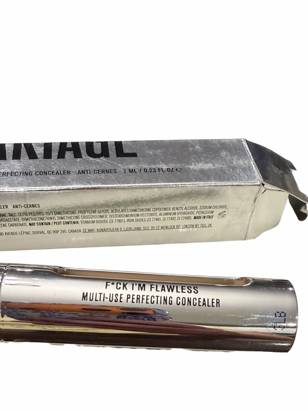 Il Makiage Multi Use‎ Perfecting Concelear 08 F*CK I’M FLAWLESS New .23 oz ITALY